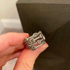David Yurman Confetti Black Diamond ring